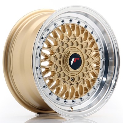 Cerchi in lega Japan Racing JR9 15x7 ET20 BLANK Gold w-Machined Lip