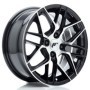 Cerchi Japan Racing JR28 15x7 ET38 4x100 Gloss Black Machined Face