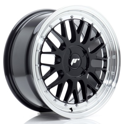 Cerchi Japan Racing JR23 17x7,5 ET20-40 4H BLANK Gloss Black w-Machined Lip