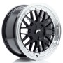 Cerchi in lega Japan Racing JR23 17x8 ET20-45 5H BLANK Gloss Black w-Machined Lip