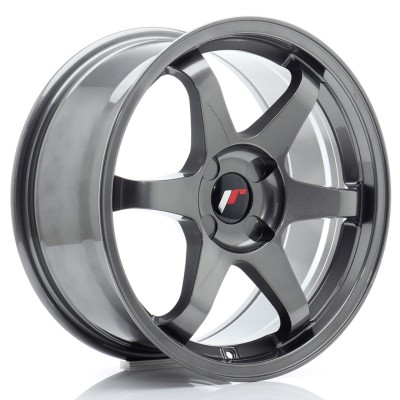 Cerchi Japan Racing JR3 17x8 ET20-35 4H BLANK Gun Metal