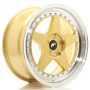 Cerchi in lega Japan Racing JR6 18x8 ET20-35 5H BLANK Gold w-Machined Lip