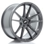 Cerchi in lega Japan Racing JR21 20x9 ET20-35 5H BLANK Hyper Gray