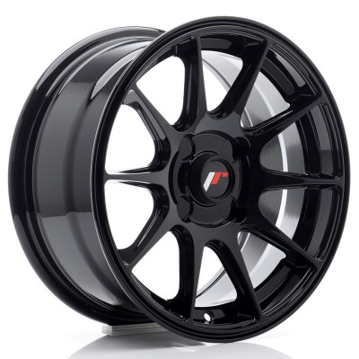 Cerchi in lega Japan Racing JR11 15x7 ET30 4H Blank Gloss Black