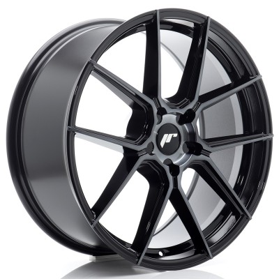 Cerchi Japan Racing JR30 20x8 ET20-40 5H BLANK Black Machined w-Tinted Face